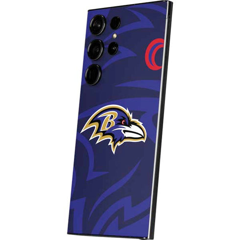 NFL Baltimore Ravens Double Vision Galaxy S25 Ultra Skin